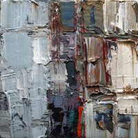 eggplant, 20x20x1.6cm, oil on canvas, 2014