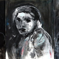 ipod triptych, 50.5x121x1.6cm, mixed media on canvas, 2014