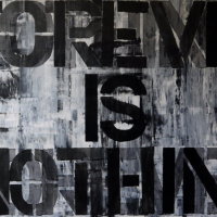 nothing is forever, forever is nothing, 100x160x4.6cm, acrylic on canvas, 2014