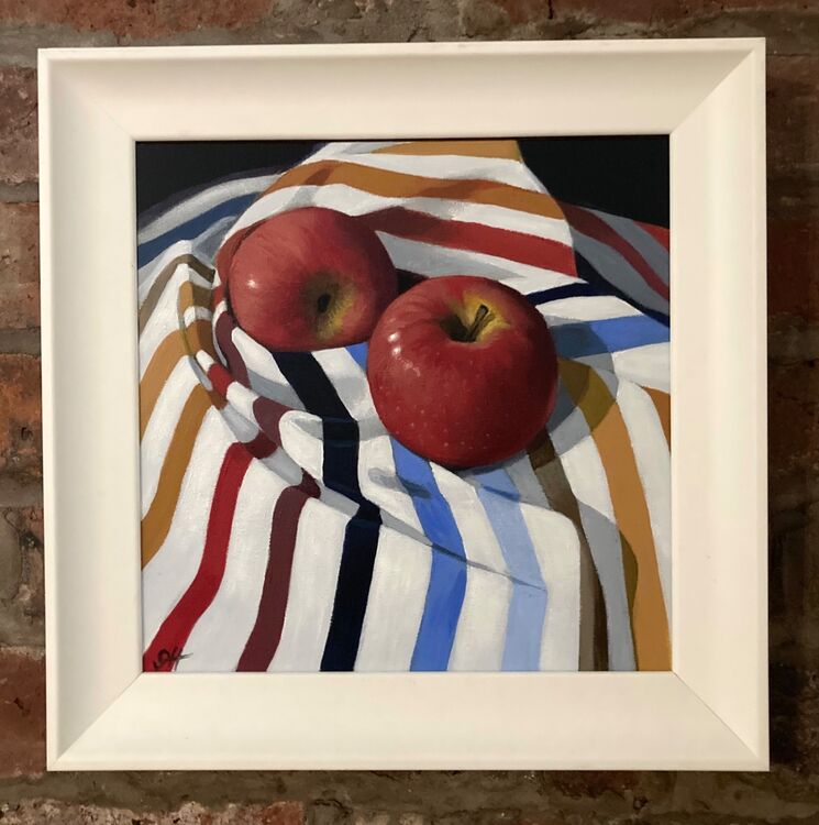 Apples on Stripes