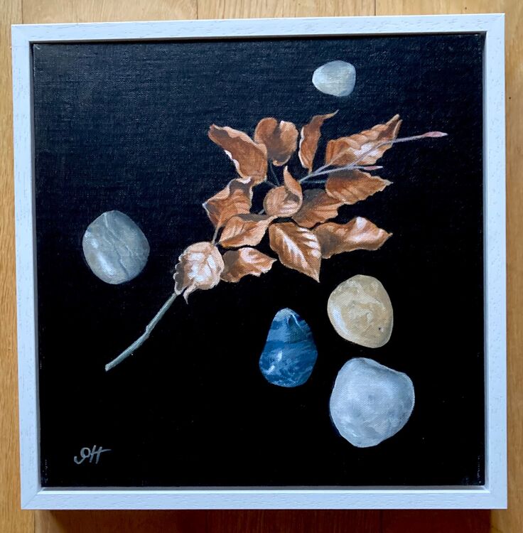 Beech Twig with Pebbles