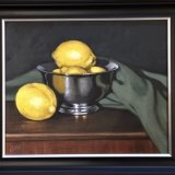 Silver Bowl with Lemons (SOLD)