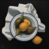 Lemons and Pears on White