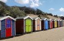 Beach huts at Saunton Sands