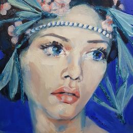 oils on aluminium Dragonflies