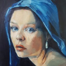 Girl with a Blue Hood