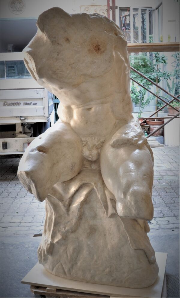 Torso del Belvedere- finto marmo antichizzato