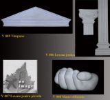 V005 Timpano V006 Lesena V007 Lesena V008 Mano stilizzata