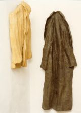 overcoat and yellow jacket