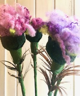 Felted Thistles