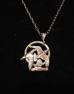 Three Gulls Pendant