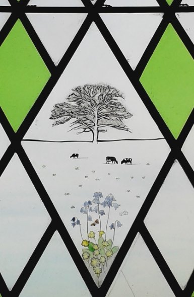 Painted and Enamelled Rural Scene