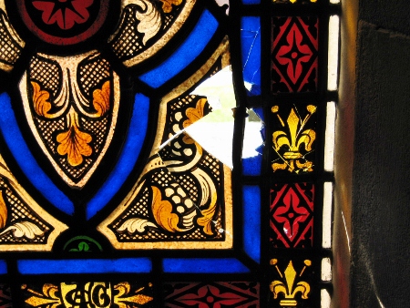 Damaged Stained Glass