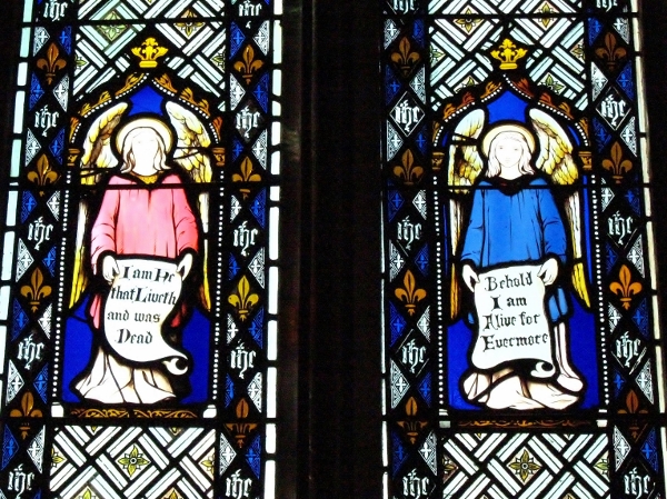 Restored Stained Glass, St.George's Preshute, Marlborough