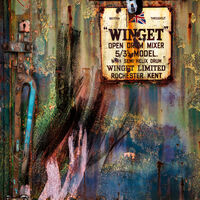 Painted Door with Sign