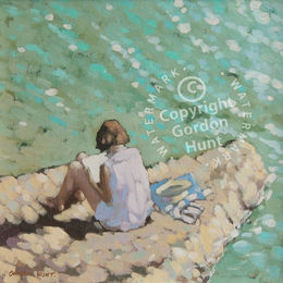 1. A quiet read. Gordon Hunt. Limited edition print A quiet read. Gordon Hunt. Limited edition print. Impressionist style.