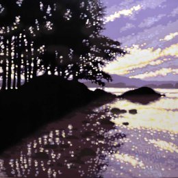22. lakeside sunrise