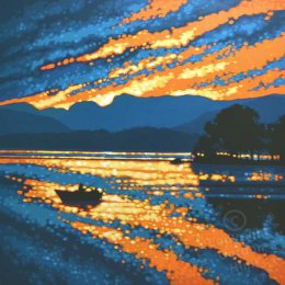 23. langdale sunset