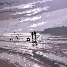 27. winter beach walk