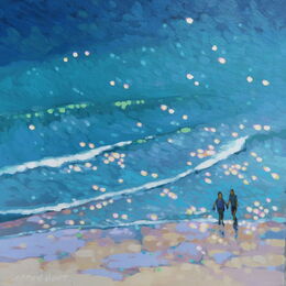 Holiday paddle in the sea. Gordon Hunt