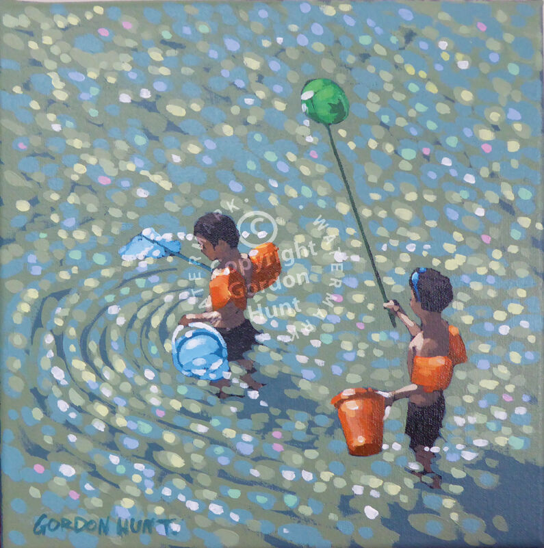 In the net. Gordon Hunt