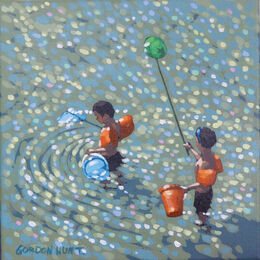 In the net. Gordon Hunt