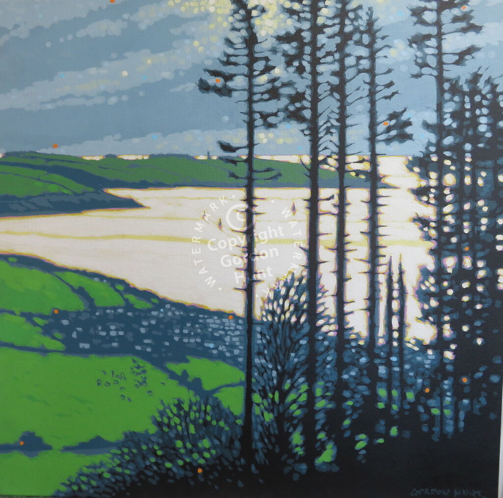 unexpected view point out across the sea, Gordon Hunt