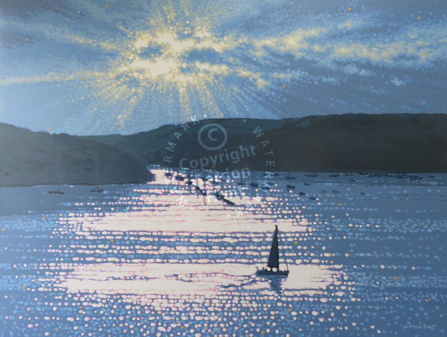 morning sunshine River Fowey. Gordon Hunt