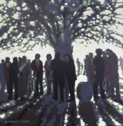the band gathers