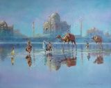 Reflections of the Taj Mahal