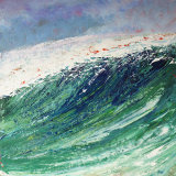 "Wave" Acrylic on box canvas with spot resin. 20"x30". £550 **SOLD**