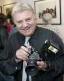 529X0851Beatles photographer Tom Murray with the camera he used to photograph The Beatles