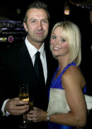 Cricketer Ian and Emma Salisbury