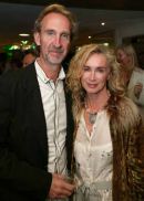 Mike Rutherford from Genisis with wife