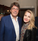 Mike Read with Mollie Marriott daughter of The Small Faces lead singer Steve Marriott