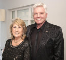 Singer and actor Jess Conrad OBE with wife Renee