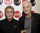 Roger Daltrey and Jimmy Page