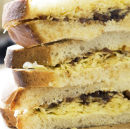 Cheese and Pickle Sandwich
