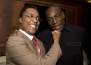 Michael Watson and Frank Bruno