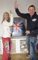 Phil Tufnell With His Latest Work at JAG