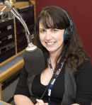 Alison Fearns at BBC Radio Sussex during our radio chat