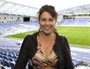 Julie Graham at Amex Stadium