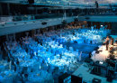 Snowman Ball tables ready