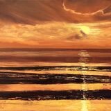 Sunset Over Llandudno Sand Banks