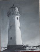 lighthouse<br>
stretched canvas<br>
35 x 46cm