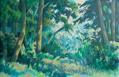 Into the woods. Oil