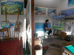 Paul in his studio