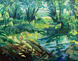 Woods after heavy Rain