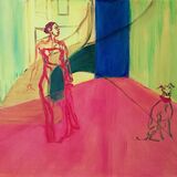 After a Master, oil on linen canvas, 80x60cm