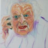 15 March 2021, Betty, 100. oil on canvas 30x40cm